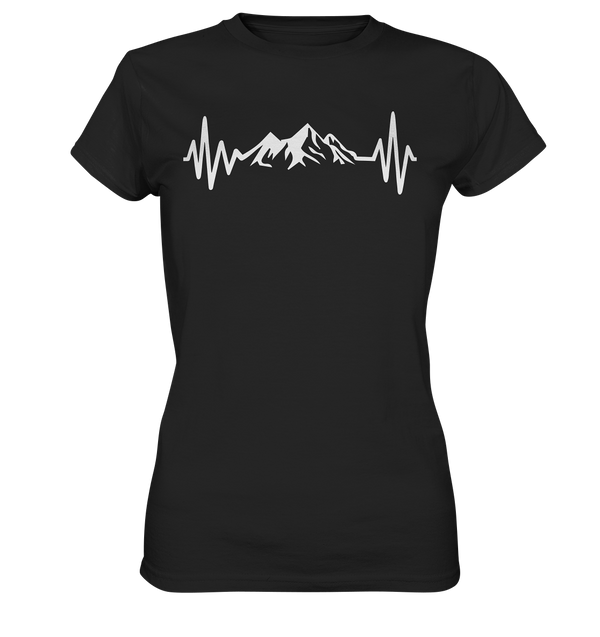 Mountain Herzschlag - Ladies Premium Shirt