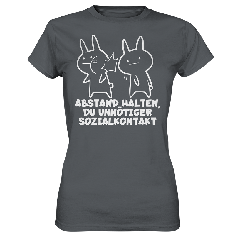 Abstand halten - Ladies Premium Shirt