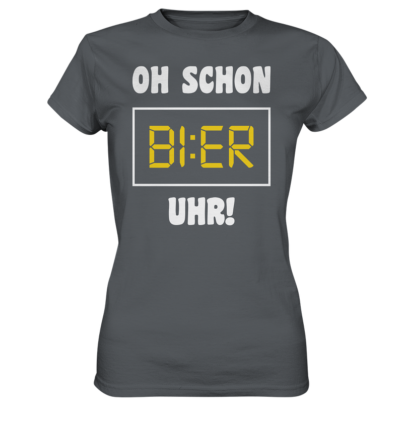 Oh schon Bier Uhr! - Ladies Premium Shirt