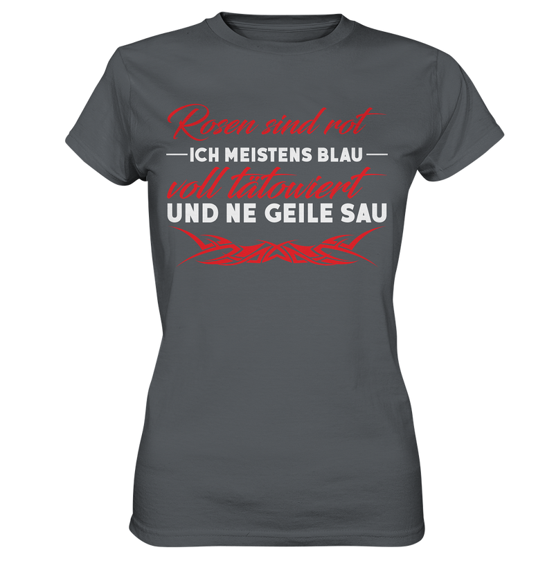 Rosen sind rot - Ladies Premium Shirt