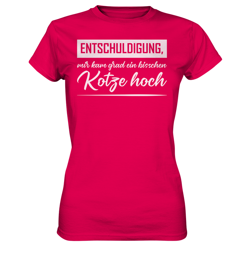 Entschuldigung - Ladies Premium Shirt