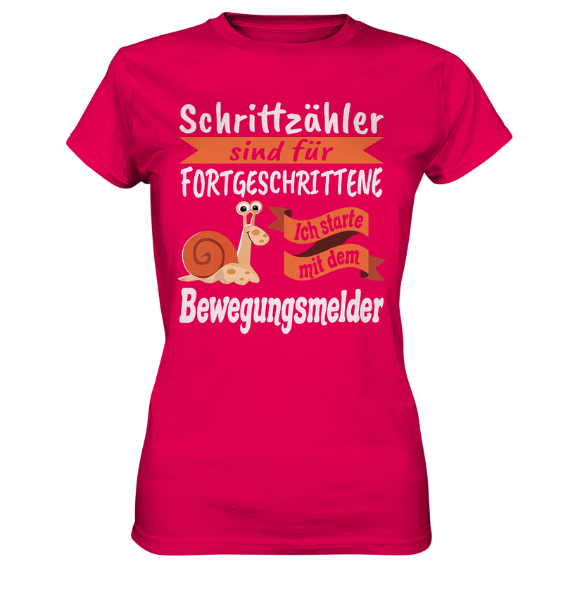 Schrittzähler - Ladies Premium Shirt