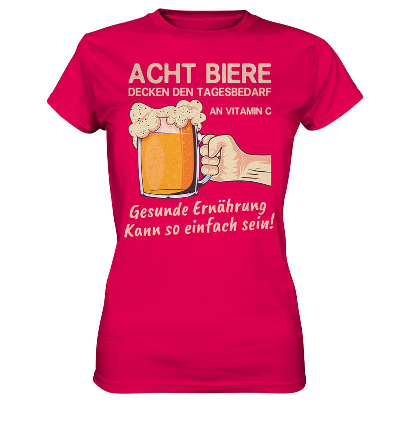 Acht Biere - Ladies Premium Shirt