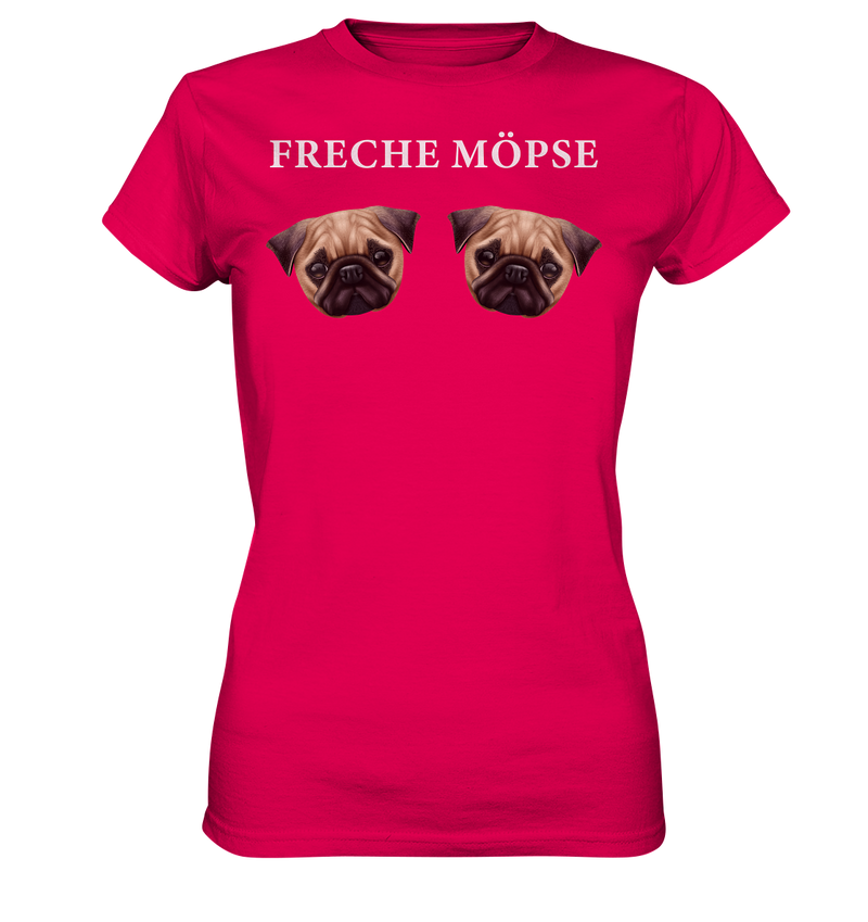 Freche Möpse - Ladies Premium Shirt