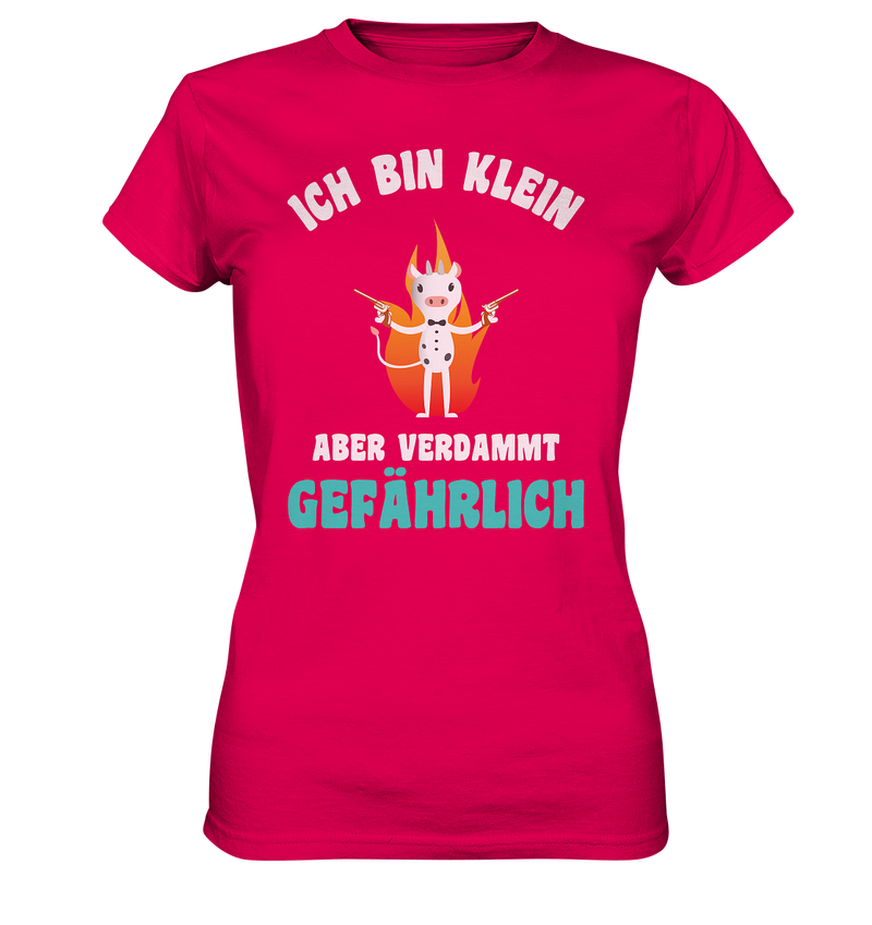 Ich bin klein aber - Ladies Premium Shirt