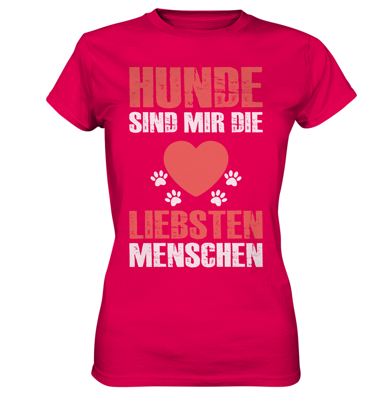 Hund sind mir die Liebsten - Ladies Premium Shirt