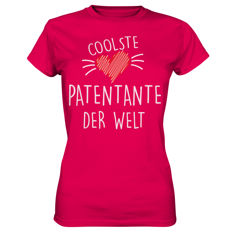 Coolste Patentante der Welt - Ladies Premium Shirt