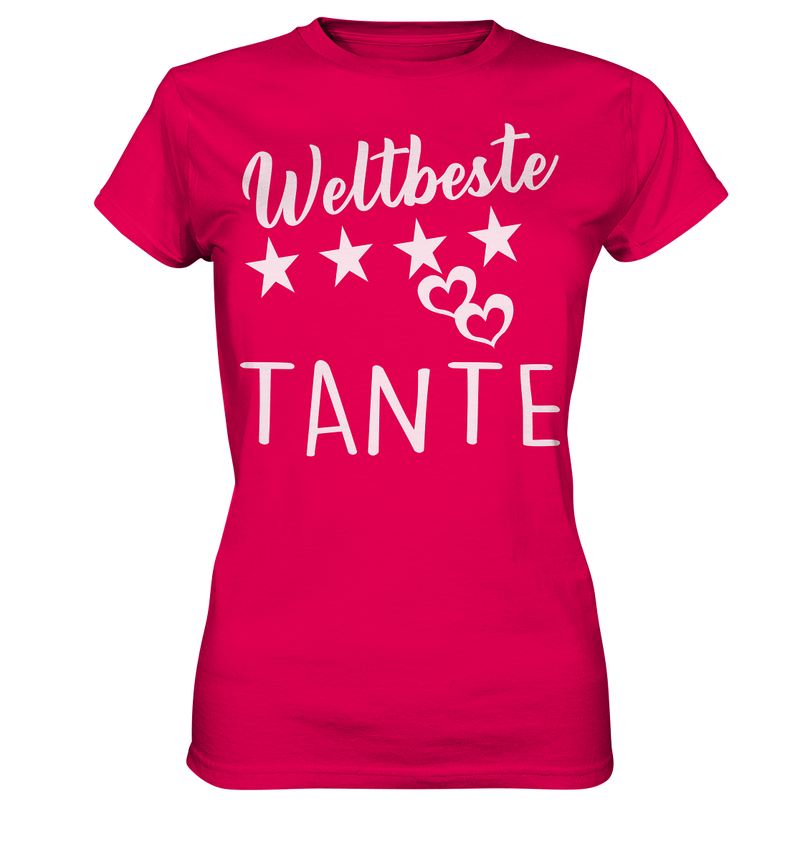 Weltbeste Tante - Ladies Premium Shirt