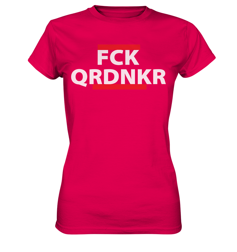 FCK QRDNKER - Ladies Premium Shirt