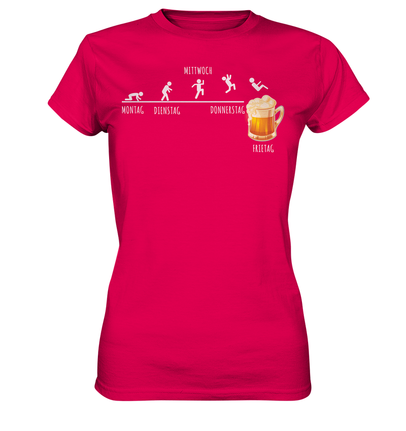 Montag Freitag Bier - Ladies Premium Shirt