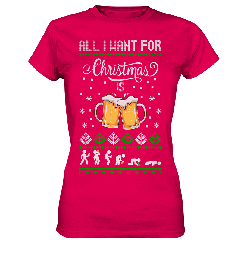 All I want for Christmas - Ladies Premium Shirt