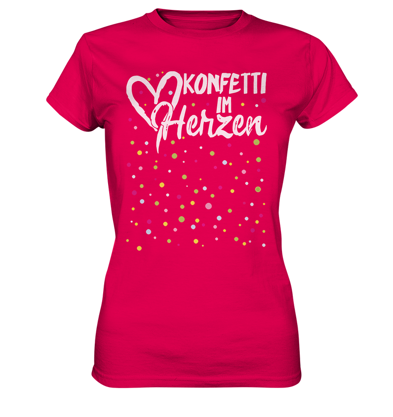 Konfetti im Herzen - Ladies Premium Shirt