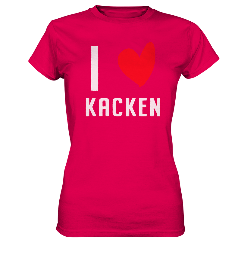 I love kacken - Ladies Premium Shirt