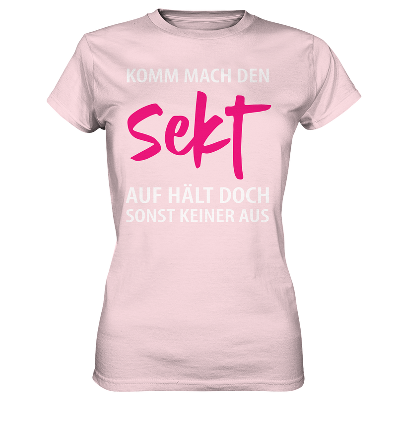 Komm mach den Sekt auf - Ladies Premium Shirt