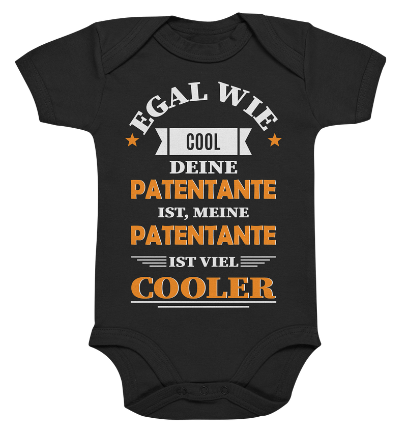 Egal wie cool deine Patentante ist, meine Patentante ist cooler - Organic Baby Bodysuite