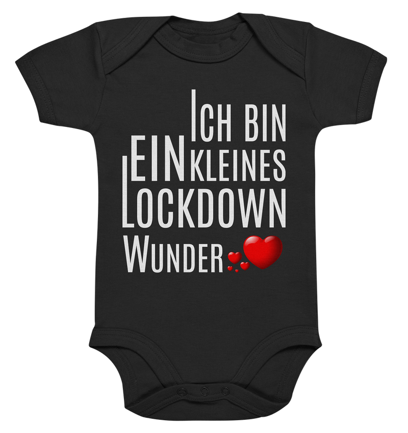 Ich bin ein kleines Lockdown Wunder - Organic Baby Bodysuite