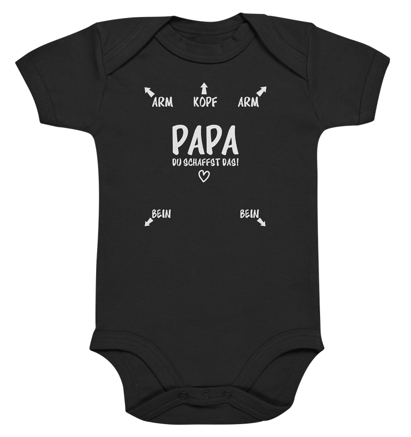 Papa du schaffst das! - Organic Baby Bodysuite