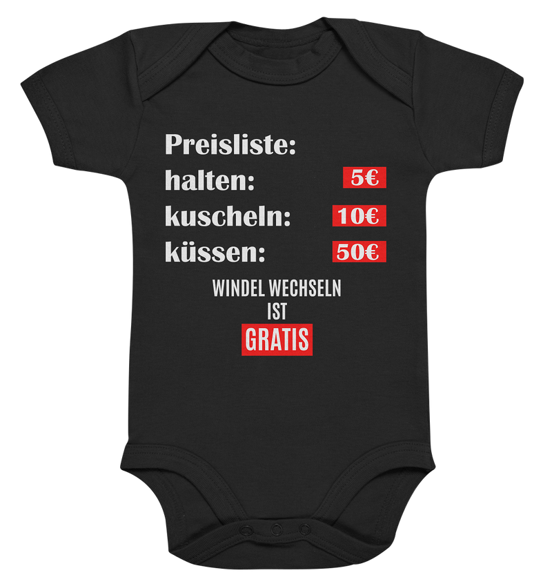 Winden wechseln ist gratis - Organic Baby Bodysuite