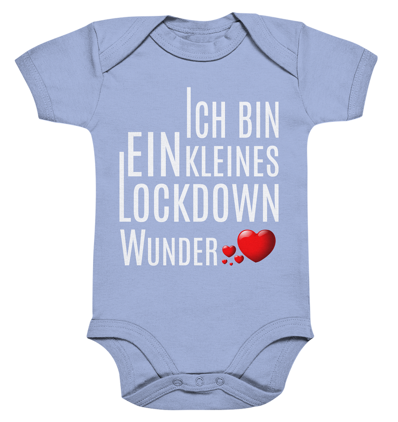 Ich bin ein kleines Lockdown Wunder - Organic Baby Bodysuite