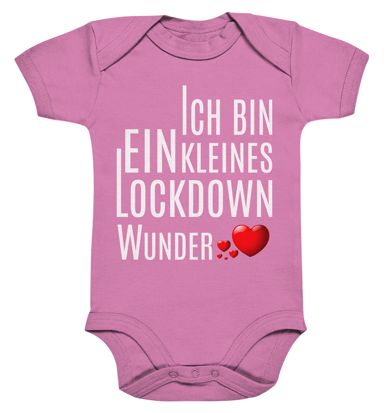 Ich bin ein kleines Lockdown Wunder - Organic Baby Bodysuite