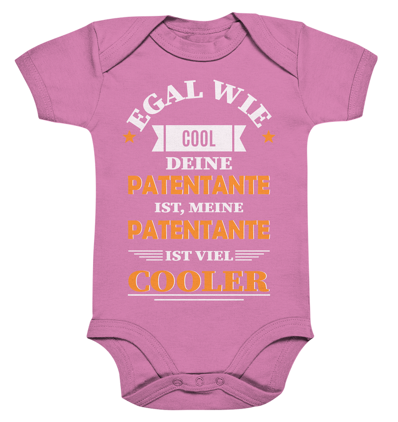 Egal wie cool deine Patentante ist, meine Patentante ist cooler - Organic Baby Bodysuite