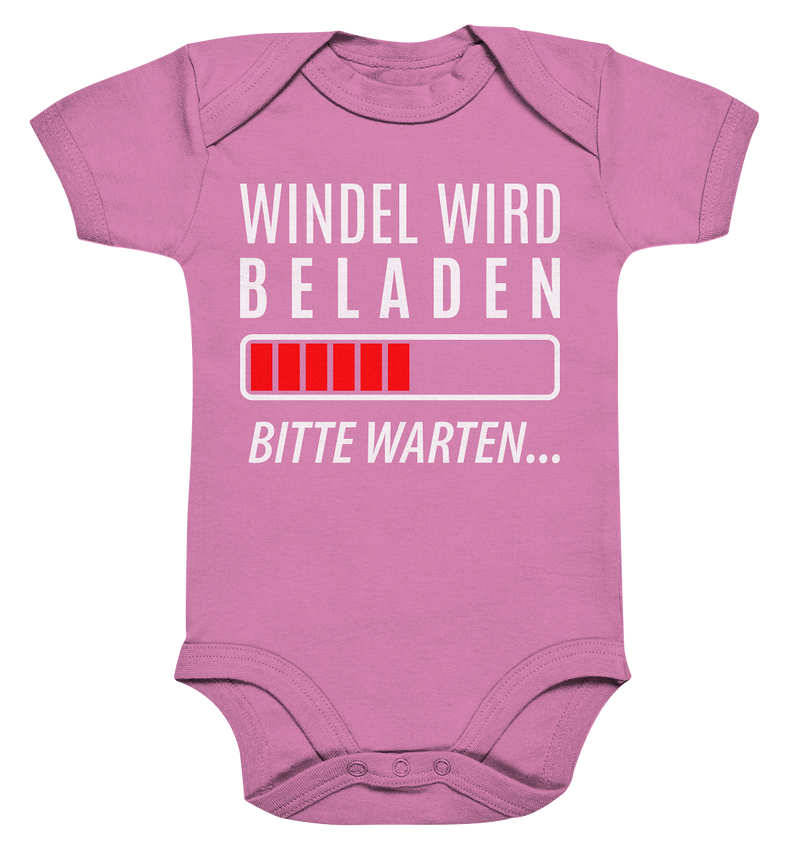 Windel wird beladen - Organic Baby Bodysuite