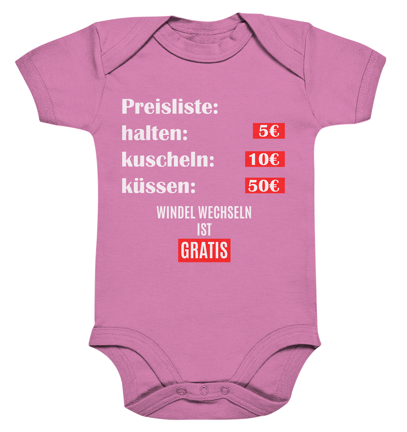 Winden wechseln ist gratis - Organic Baby Bodysuite