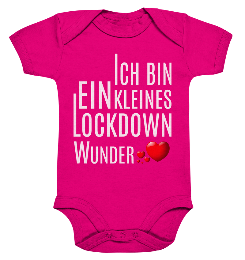 Ich bin ein kleines Lockdown Wunder - Organic Baby Bodysuite