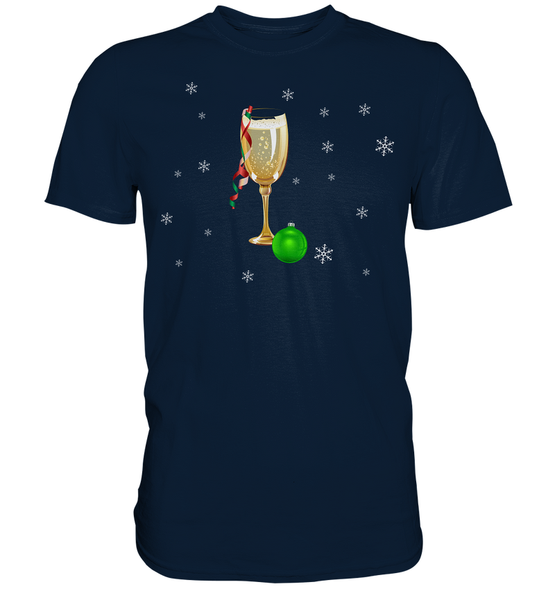 Sekt Weihnachten - Premium Shirt