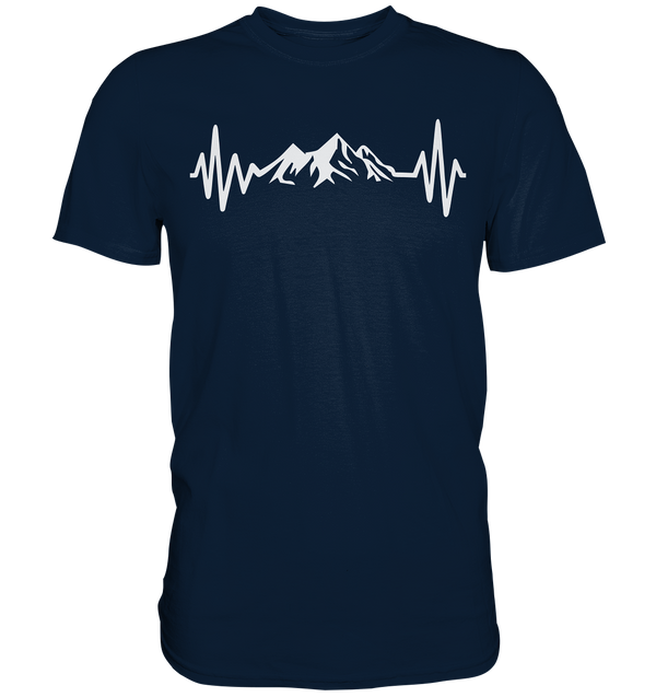 Mountain Herzschlag - Premium Shirt