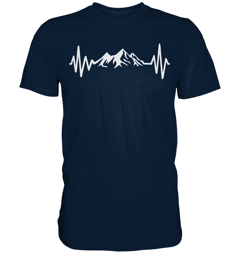 Mountain Herzschlag - Premium Shirt