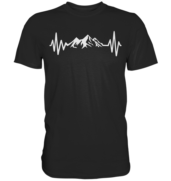 Mountain Herzschlag - Premium Shirt