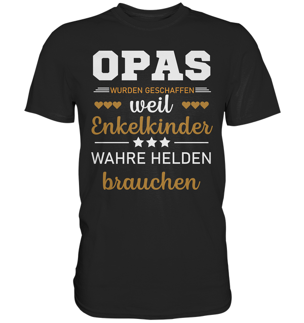 Opas wurden geschaffen - Premium Shirt