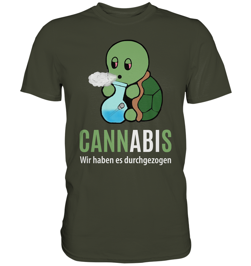 CANNABIS Wir haben es durchgezogen - Premium Shirt