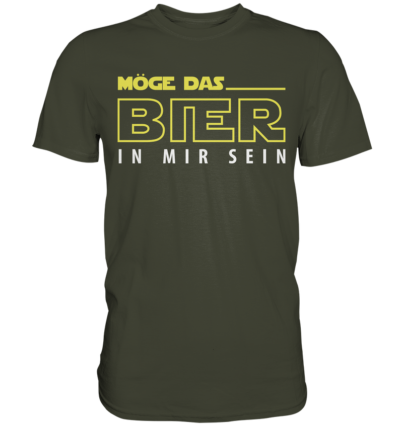 Möge das Bier in mir sein - Premium Shirt