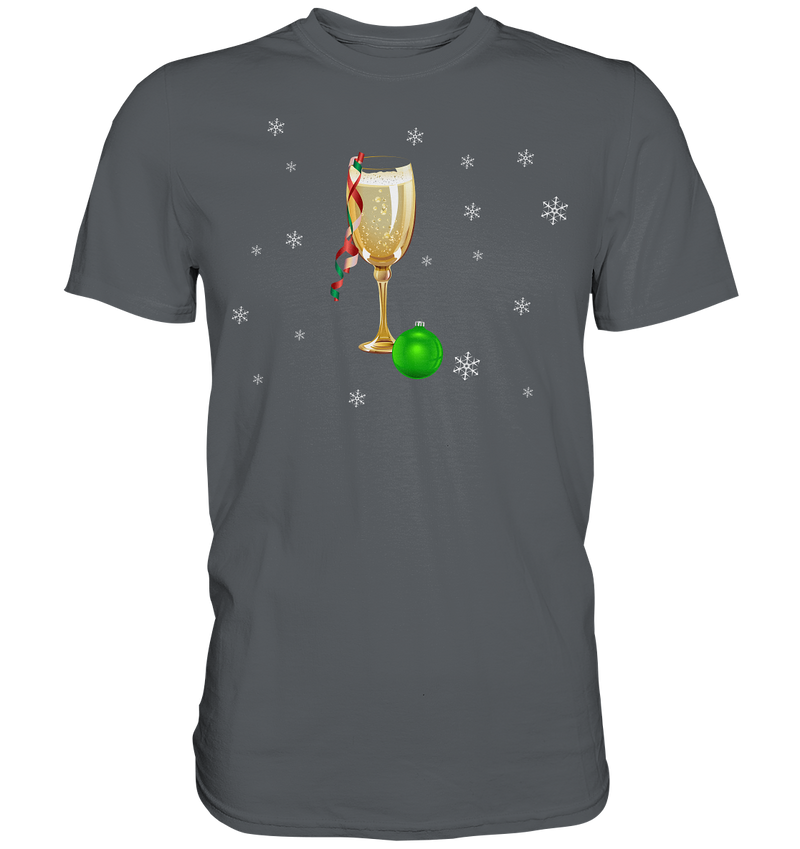 Sekt Weihnachten - Premium Shirt