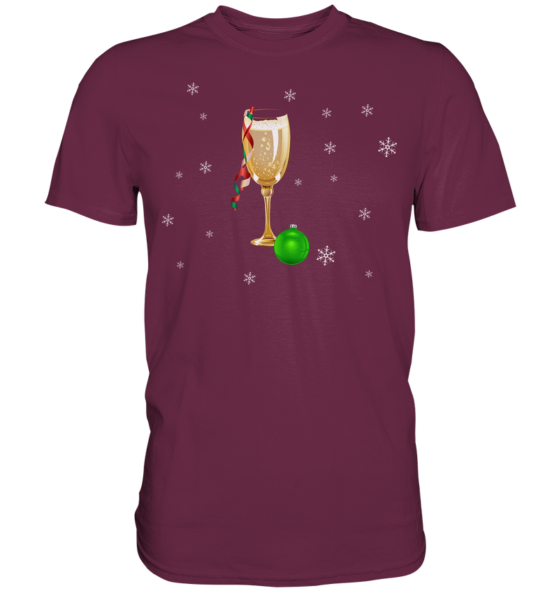 Sekt Weihnachten - Premium Shirt