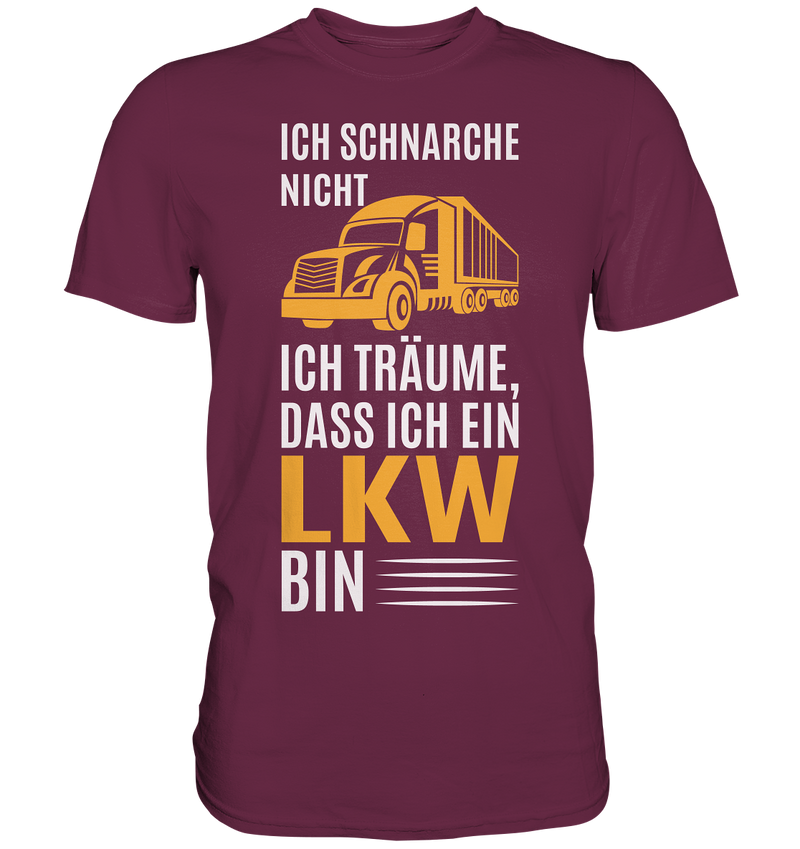 Ich schnarche nicht - Premium Shirt