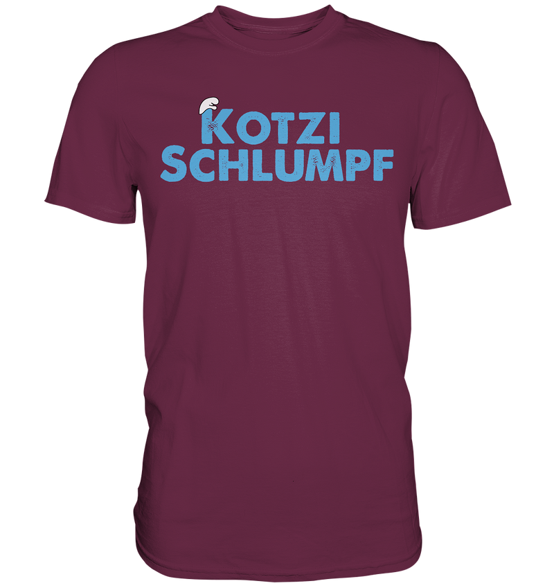 Kotzi Schlumpf - Premium Shirt