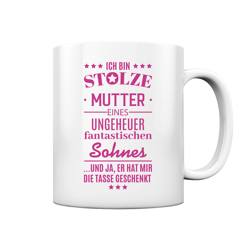 Ich bin stolze Mutter - Tasse glossy