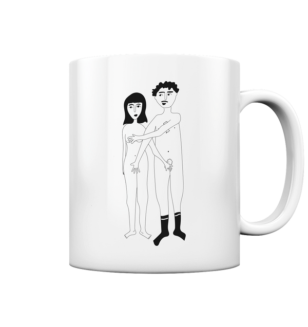 Naked Couple  - Tasse glossy