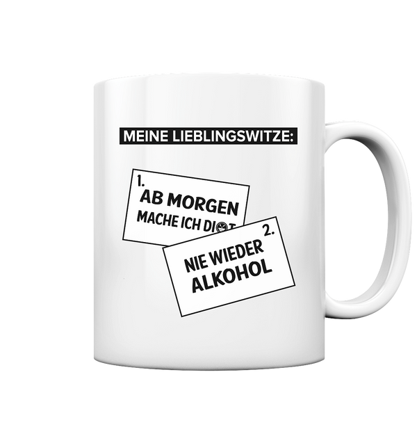 Meine Lieblingswitze - Tasse glossy